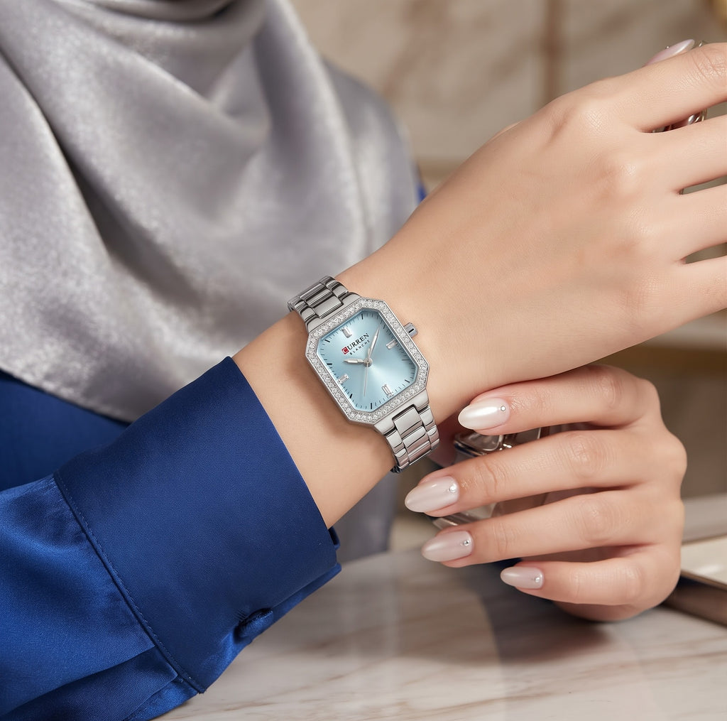 Montre CURREN BLANCHE ( Bleu ciel )
